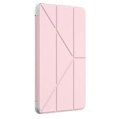 For iPad Air 11 2024 Mutural Deformation Stand Smart Leather Tablet Case(Pink) - iPad Air 11 2024 Cases by Mutural | Online Shopping UK | buy2fix