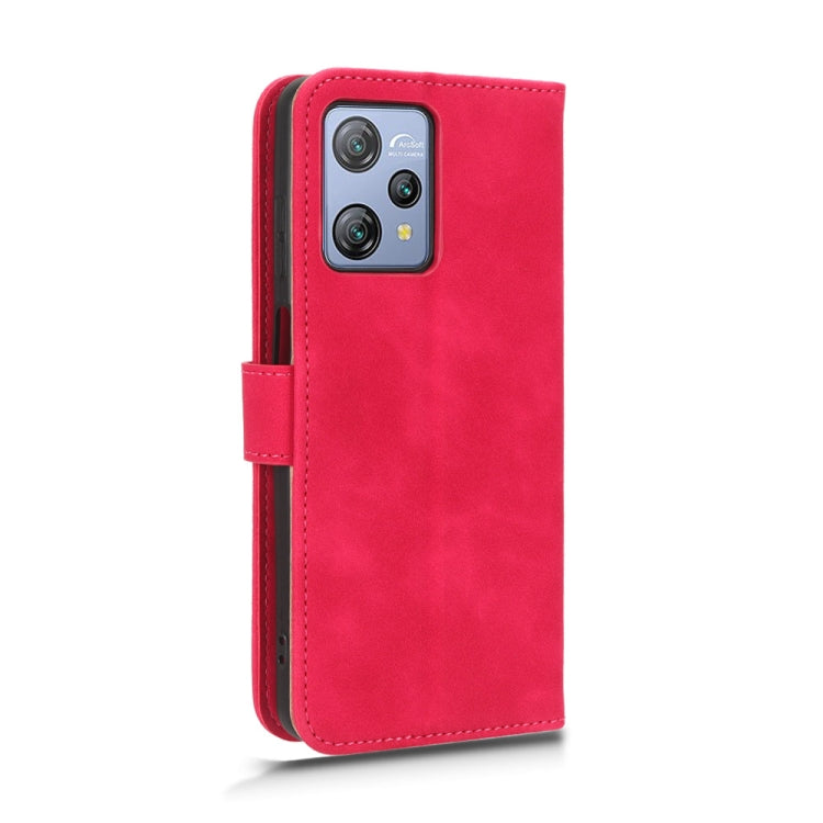 For Blackview A53 Pro Skin Feel Magnetic Flip Leather Phone Case(Rose Red) - More Brand by buy2fix | Online Shopping UK | buy2fix