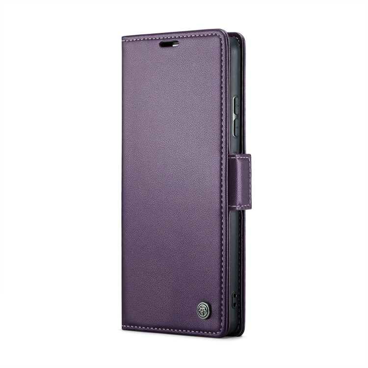 For Xiaomi 12T /12T Pro/Redmi K50 Ultra CaseMe 023 Butterfly Buckle Litchi Texture RFID Anti-theft Leather Phone Case(Pearly Purple) - Xiaomi Cases by CaseMe | Online Shopping UK | buy2fix