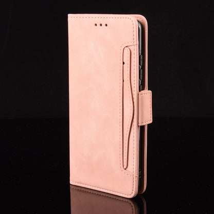 For Xiaomi 14 Ultra Skin Feel Calf Texture Card Slots Leather Phone Case(Pink) - 14 Ultra Cases by buy2fix | Online Shopping UK | buy2fix