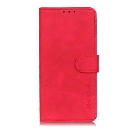 For Xiaomi Redmi Note 13 4G KHAZNEH Retro Texture Flip Leather Phone Case(Red) - Note 13 Cases by buy2fix | Online Shopping UK | buy2fix