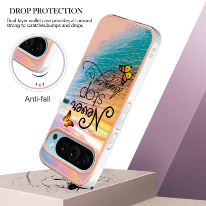 For Google Pixel 9 Pro XL Electroplating IMD TPU Phone Case(Dream Butterfly) - Google Cases by buy2fix | Online Shopping UK | buy2fix