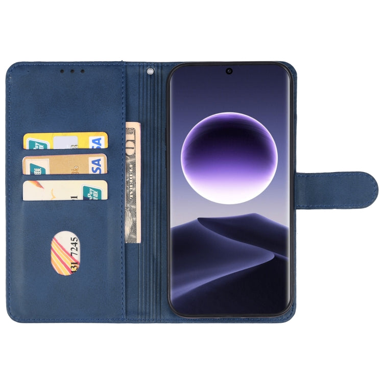 For OPPO Find X7 Leather Phone Case(Blue) - Find X7 Cases by buy2fix | Online Shopping UK | buy2fix