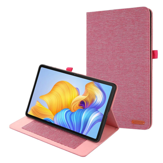 For Huawei MatePad Air 2024 Fabric Leather Tablet Case(Rose Red) - Huawei by buy2fix | Online Shopping UK | buy2fix