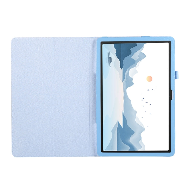 For Lenovo Xiaoxin Pad 11 2024 / M11 Litchi Texture Leather Tablet Case(Light Blue) - Lenovo by buy2fix | Online Shopping UK | buy2fix