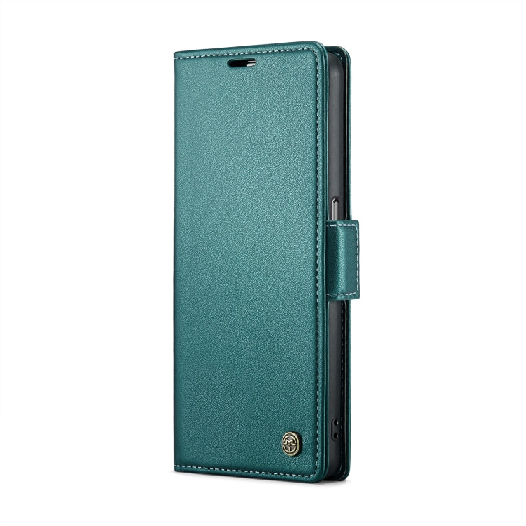 For OPPO A77s CaseMe 023 Butterfly Buckle Litchi Texture RFID Anti-theft Leather Phone Case(Pearly Blue) - OPPO Cases by CaseMe | Online Shopping UK | buy2fix