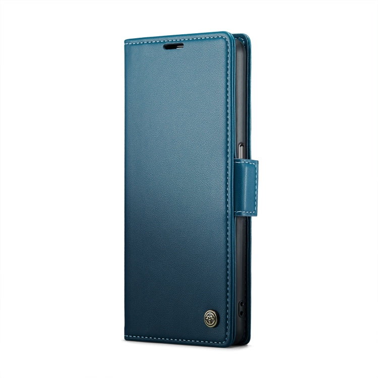 For OPPO A96 4G Global/A36 4G/K10 4G/A76 4G CaseMe 023 Butterfly Buckle Litchi Texture RFID Anti-theft Leather Phone Case(Blue) - OPPO Cases by CaseMe | Online Shopping UK | buy2fix