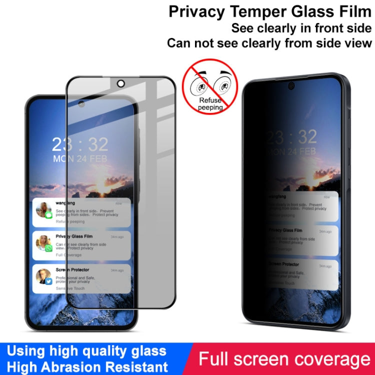 For Samsung Galaxy A35 5G / A55 5G imak HD Full Screen Anti-spy Tempered Glass Protective Film - Galaxy Tempered Glass by imak | Online Shopping UK | buy2fix