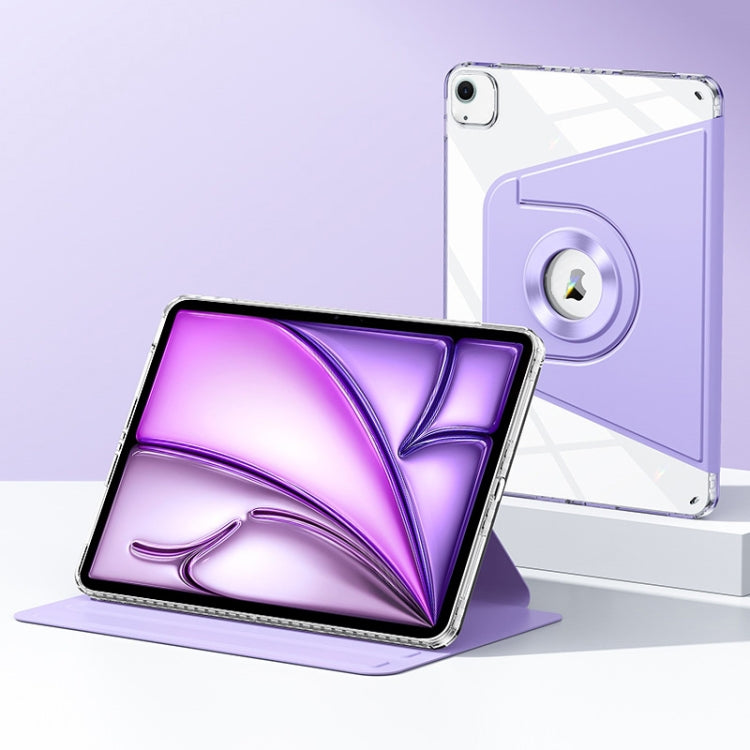 For iPad Air 13 2024 Magnetic Split Leather Smart Tablet Case(Purple) - iPad Air 13 2024 Cases by buy2fix | Online Shopping UK | buy2fix