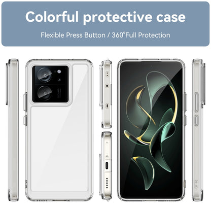 For Xiaomi Redmi K60 Ultra Colorful Series Acrylic Hybrid TPU Phone Case(Transparent) - Redmi K60 Ultra Cases by buy2fix | Online Shopping UK | buy2fix