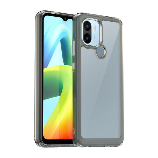 For Xiaomi Poco C51 Colorful Series Acrylic Hybrid TPU Phone Case(Transparent Grey) - Xiaomi Cases by buy2fix | Online Shopping UK | buy2fix