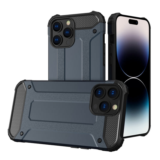 For iPhone 15 Pro Magic Armor TPU Phone Case(Navy Blue) - iPhone 15 Pro Cases by buy2fix | Online Shopping UK | buy2fix