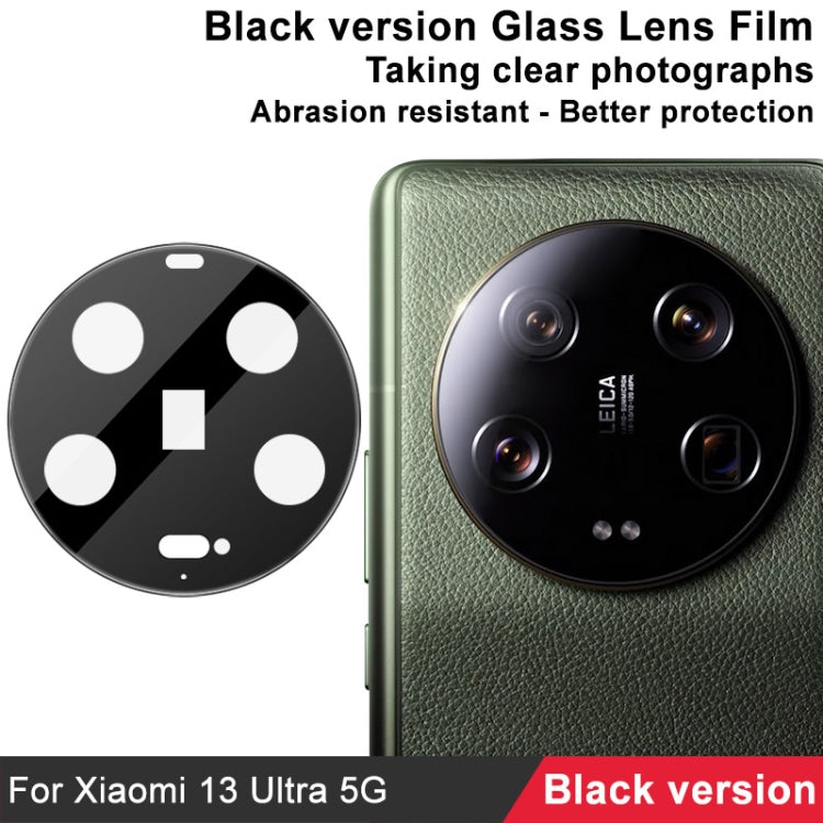 For Xiaomi 13 Ultra 5G IMAK Rear Camera Lens Glass Film Black Version - For Xiaomi by imak | Online Shopping UK | buy2fix