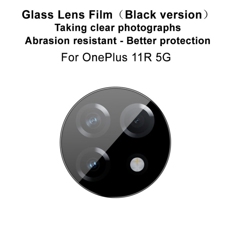 For OnePlus Ace 2 5G / 11R 5G IMAK Rear Camera Lens Glass Film Black Version - Other by imak | Online Shopping UK | buy2fix