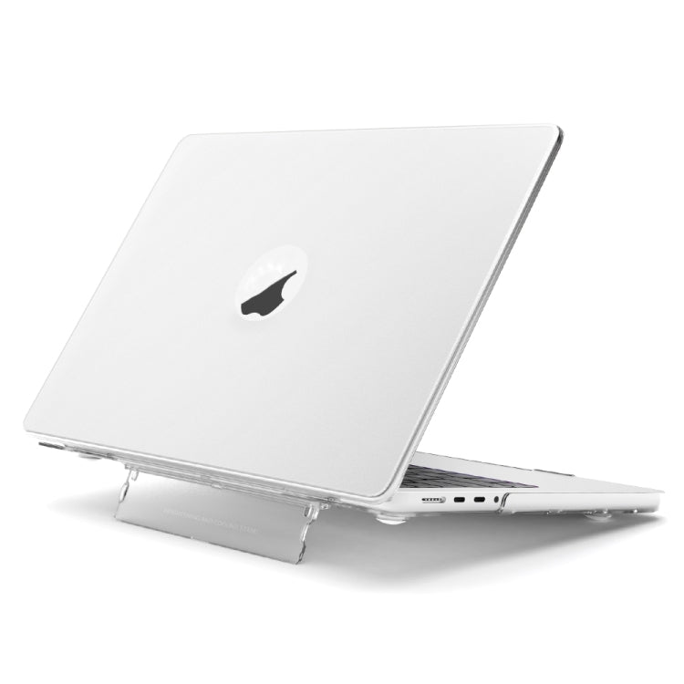 For MacBook Pro 16 inch A2141 Frosted Translucent Laptop Protective Case(White) - MacBook Pro Cases by buy2fix | Online Shopping UK | buy2fix