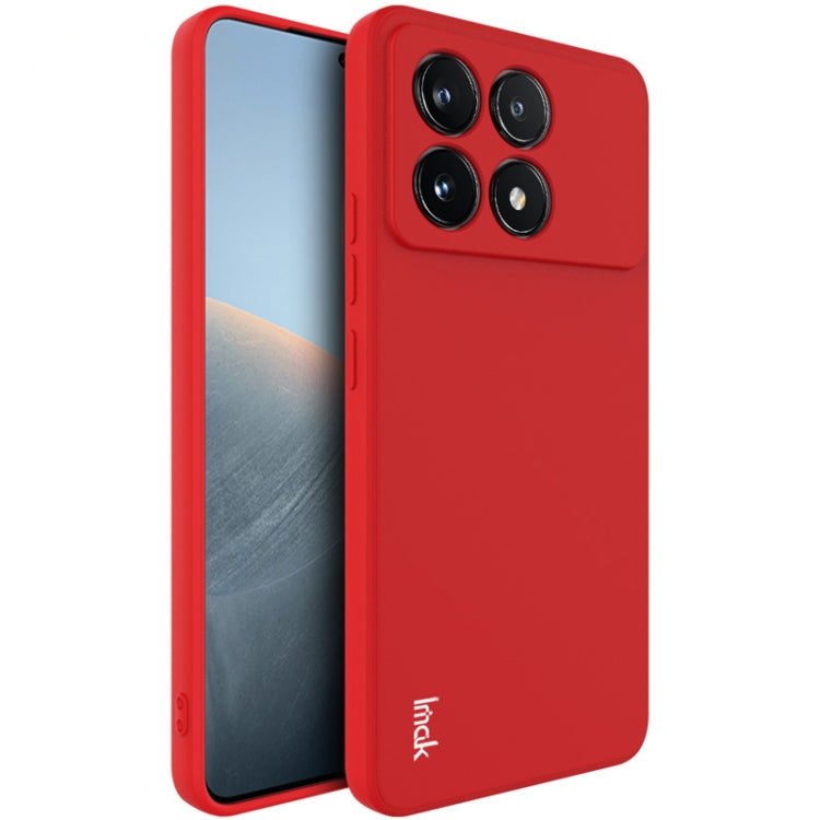 For Xiaomi Redmi K70 5G/K70 Pro 5G IMAK UC-4 Series Straight Edge TPU Soft Phone Case(Red) - K70 Pro Cases by imak | Online Shopping UK | buy2fix