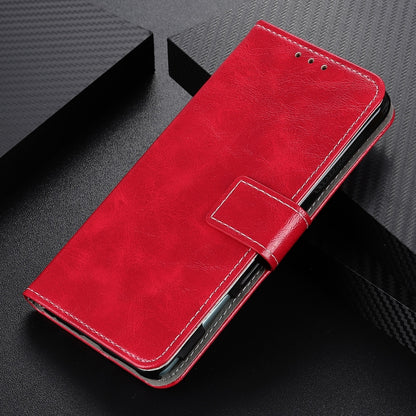 For iPhone SE 2024 Retro Crazy Horse Texture Horizontal Flip Leather Phone Case(Red) - More iPhone Cases by buy2fix | Online Shopping UK | buy2fix