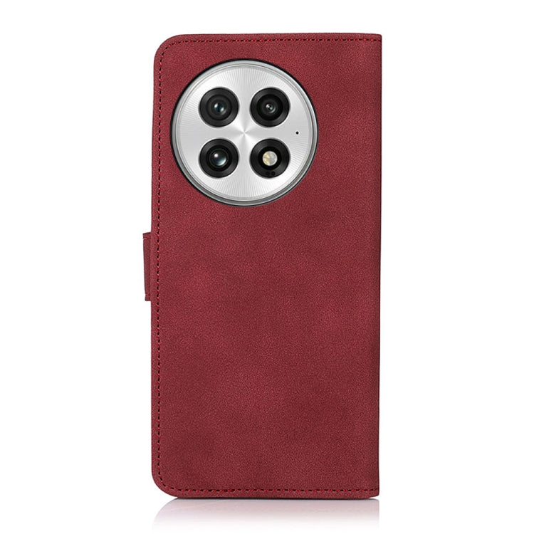 For OnePlus 13 KHAZNEH Matte Texture Leather Phone Case(Red) - OnePlus Cases by buy2fix | Online Shopping UK | buy2fix