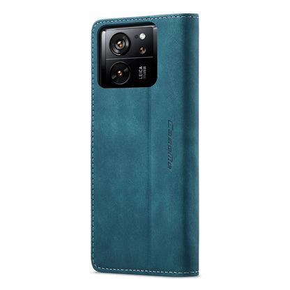 For Xiaomi 13T/13T Pro CaseMe 013 Multifunctional Horizontal Flip Leather Phone Case(Blue) - Xiaomi Cases by CaseMe | Online Shopping UK | buy2fix