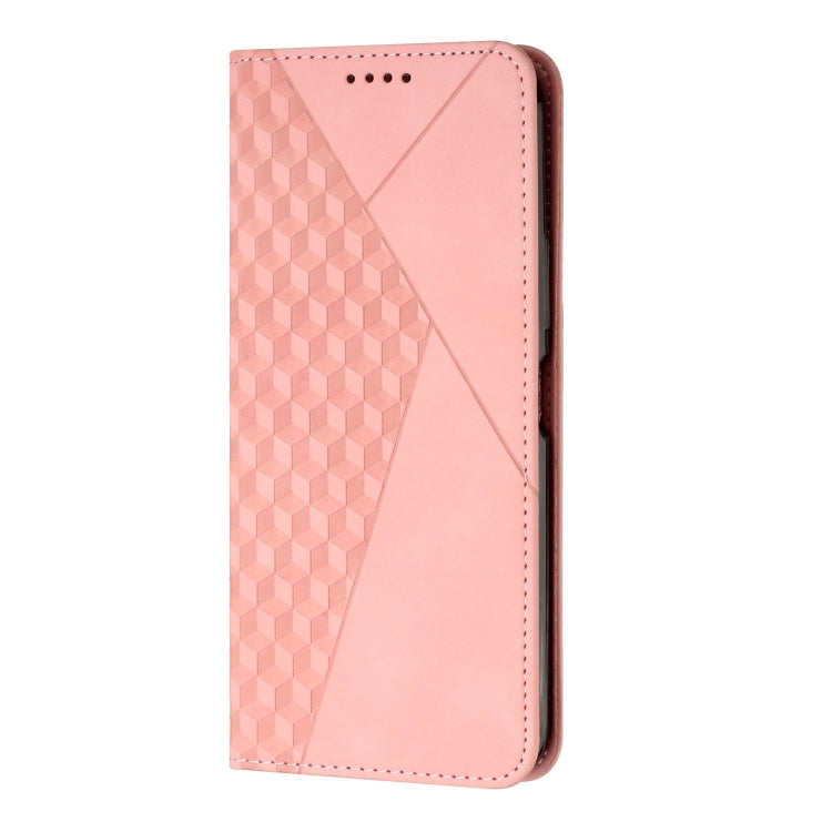 For Xiaomi Redmi K70 / K70 Pro Diamond Splicing Skin Feel Magnetic Leather Phone Case(Rose Gold) - K70 Pro Cases by buy2fix | Online Shopping UK | buy2fix