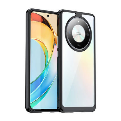 For Honor X50 Pro Colorful Series Acrylic Hybrid TPU Phone Case(Black) - Honor Cases by buy2fix | Online Shopping UK | buy2fix