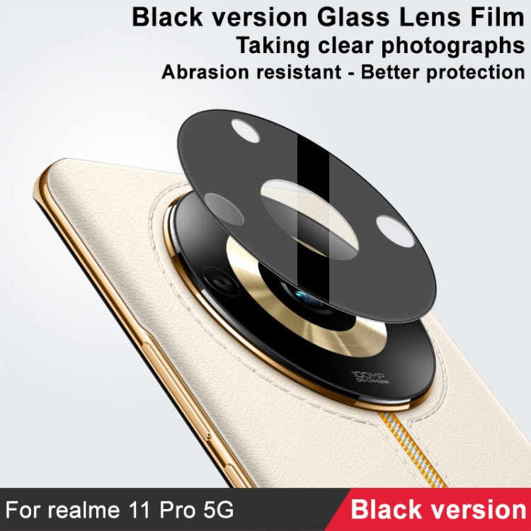 For Realme 11 Pro 5G / 11 Pro+ 5G IMAK Rear Camera Lens Glass Film Black Version - Other by imak | Online Shopping UK | buy2fix