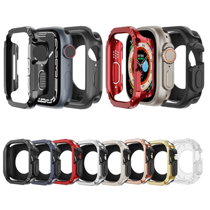 For Apple Watch Ultra 49mm 2-in-1 PC Hybrid TPU Armor Watch Case(Transparent) - Watch Cases by buy2fix | Online Shopping UK | buy2fix