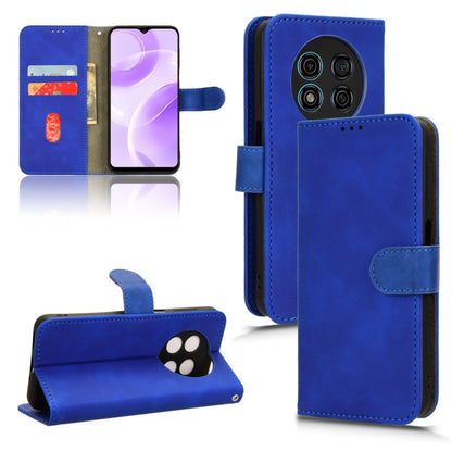 For Ulefone Note 15 Skin Feel Magnetic Flip Leather Phone Case(Blue) - Ulefone Cases by buy2fix | Online Shopping UK | buy2fix