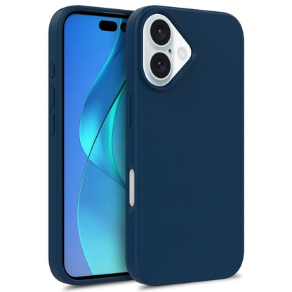 For iPhone 16 Plus Starry Series Shockproof Straw Material + TPU Protective Case(Blue) - iPhone 16 Plus Cases by buy2fix | Online Shopping UK | buy2fix