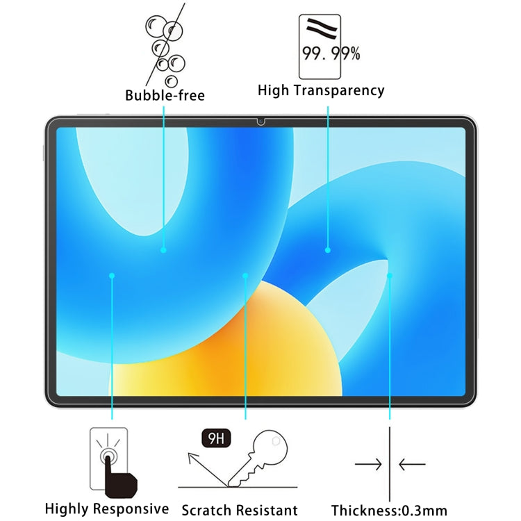 For Huawei MatePad 11.5 2024 / 2023 2pcs 9H 0.3mm Explosion-proof Tempered Glass Film - For Huawei MediaPad by buy2fix | Online Shopping UK | buy2fix