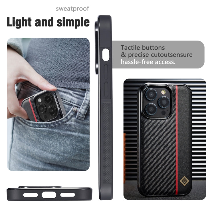 For Samsung Galaxy S24 5G LC.IMEEKE 3 in 1 Carbon Fiber Texture Shockproof Phone Case(Black) - Galaxy S24 5G Cases by LC.IMEEKE | Online Shopping UK | buy2fix