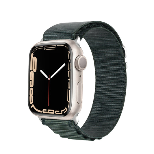 For Apple Watch Series 6 40mm DUX DUCIS GS Series Nylon Loop Watch Band(Green) - Watch Bands by DUX DUCIS | Online Shopping UK | buy2fix