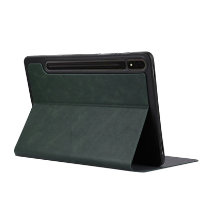 For Samsung Galaxy Tab S9 TPU Flip Tablet Protective Leather Case(Green) - Galaxy Tab S9 Cases by buy2fix | Online Shopping UK | buy2fix