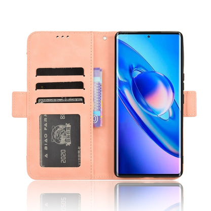 For Blackview A200 Pro Skin Feel Calf Texture Card Slots Leather Phone Case(Pink) - More Brand by buy2fix | Online Shopping UK | buy2fix