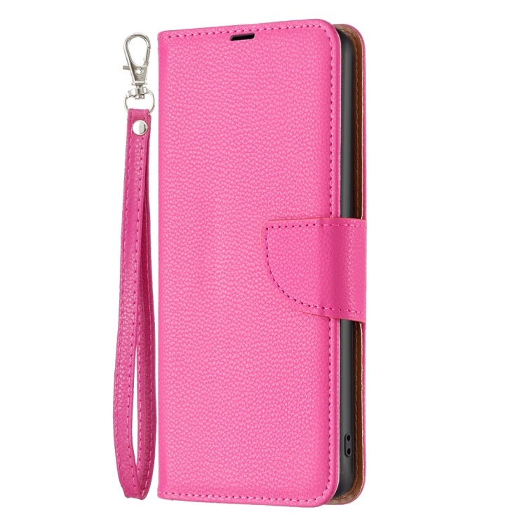 For Samsung Galaxy A34 5G Litchi Texture Pure Color Flip Leather Phone Case(Rose Red) - Galaxy Phone Cases by buy2fix | Online Shopping UK | buy2fix