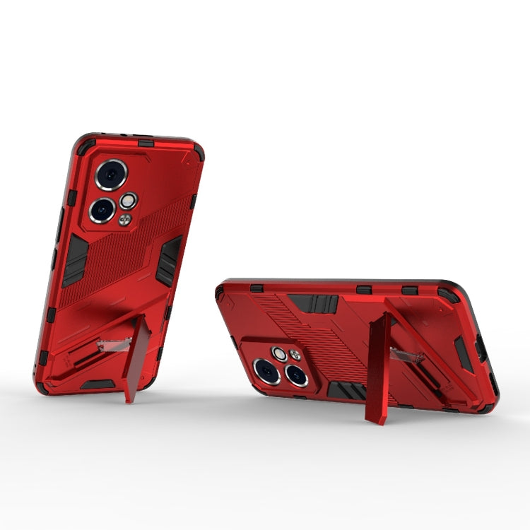 For Honor 90 GT 5G Punk Armor 2 in 1 PC + TPU Phone Case with Holder(Red) - Honor Cases by buy2fix | Online Shopping UK | buy2fix