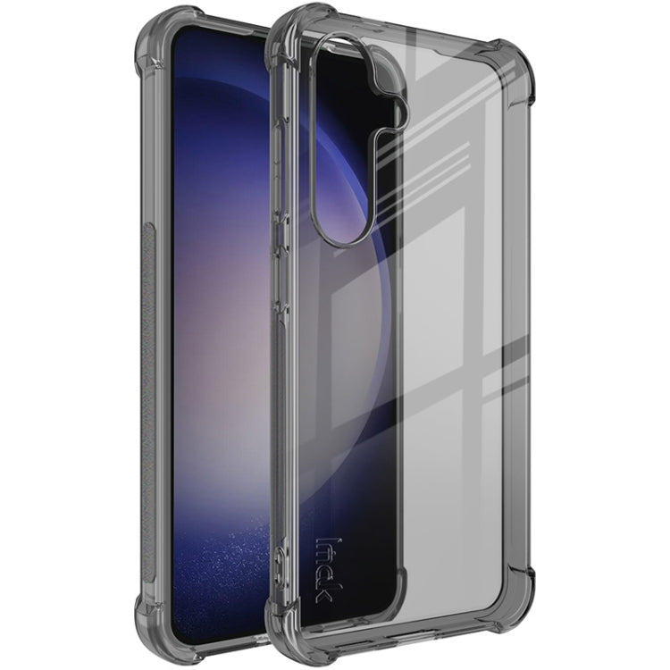 For Samsung Galaxy S24 5G imak Shockproof Airbag TPU Phone Case(Transparent Black) - Galaxy S24 5G Cases by imak | Online Shopping UK | buy2fix