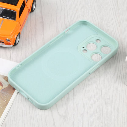 For iPhone 16 Pro Liquid Silicone Magsafe Phone Case(Light Cyan) - iPhone 16 Pro Cases by buy2fix | Online Shopping UK | buy2fix