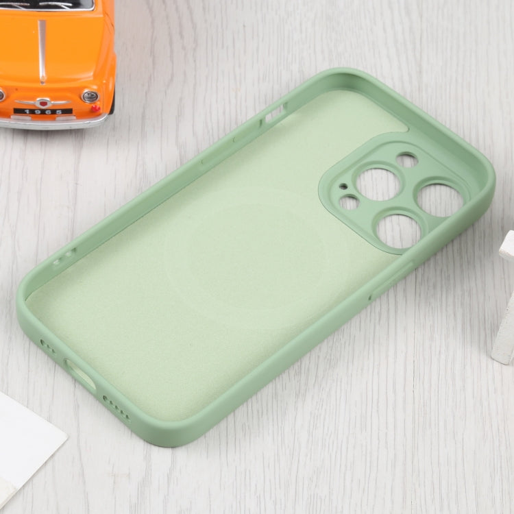 For iPhone 16 Plus Liquid Silicone Magsafe Phone Case(Green) - iPhone 16 Plus Cases by buy2fix | Online Shopping UK | buy2fix