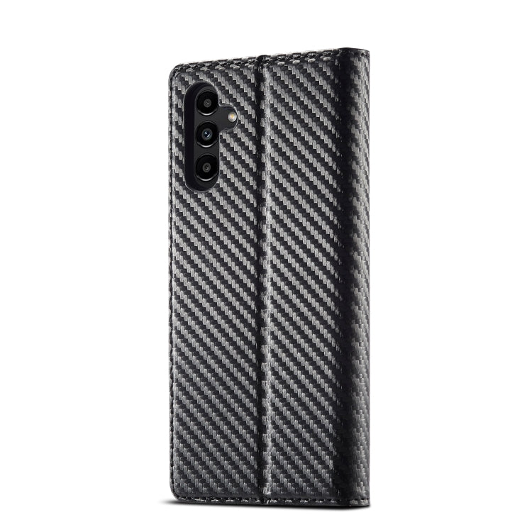 For Samsung Galaxy S23 FE 5G LC.IMEEKE Carbon Fiber Leather Phone Case(Vertical Black) - Galaxy S23 FE 5G Cases by LC.IMEEKE | Online Shopping UK | buy2fix