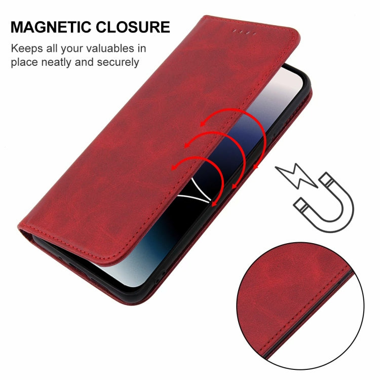 For Ulefone Note 16 Pro Magnetic Closure Leather Phone Case(Red) - Ulefone Cases by buy2fix | Online Shopping UK | buy2fix