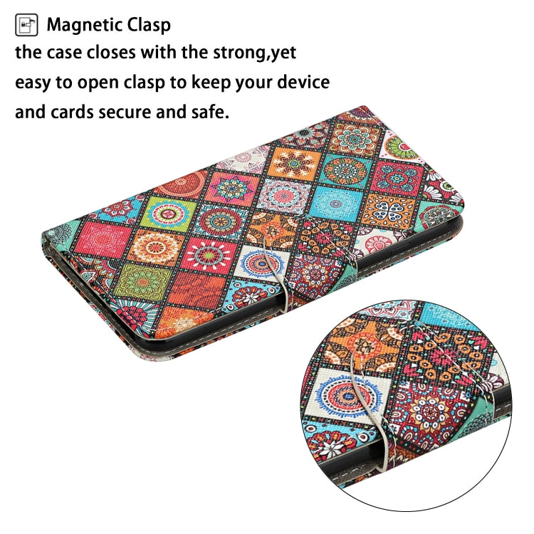 For iPhone 16 Plus 3D Colored Drawing Flip Leather Phone Case(Ethnic Totem) - iPhone 16 Plus Cases by buy2fix | Online Shopping UK | buy2fix