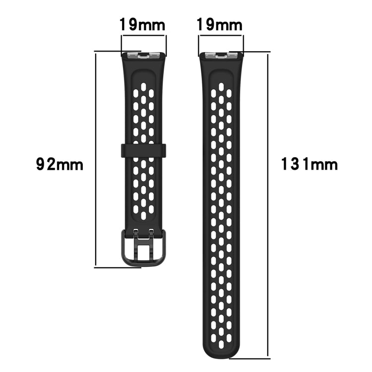 For Huawei Band 8 Solid Color Breathable Silicone Watch Band(Red) - Watch Bands by buy2fix | Online Shopping UK | buy2fix