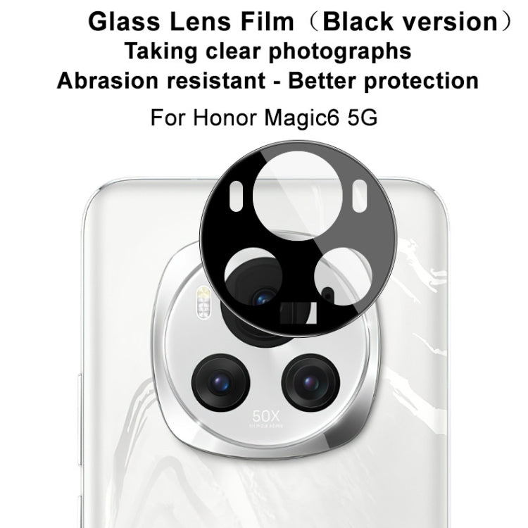 For Honor Magic6 5G IMAK Rear Camera Lens Glass Film Black Version - Other by imak | Online Shopping UK | buy2fix