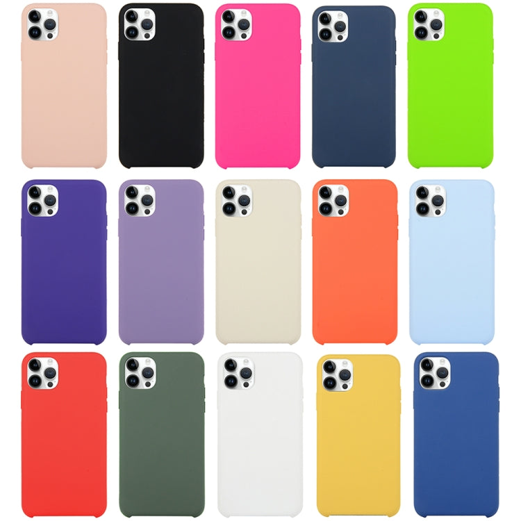 For iPhone 16 Plus Solid Silicone Phone Case(White) - iPhone 16 Plus Cases by buy2fix | Online Shopping UK | buy2fix