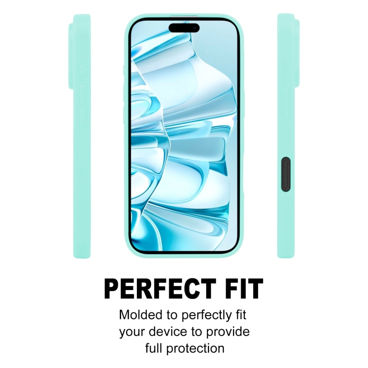 For iPhone 16 Plus GOOSPERY SOFT FEELING Liquid TPU Soft Phone Case(Mint Green) - iPhone 16 Plus Cases by GOOSPERY | Online Shopping UK | buy2fix