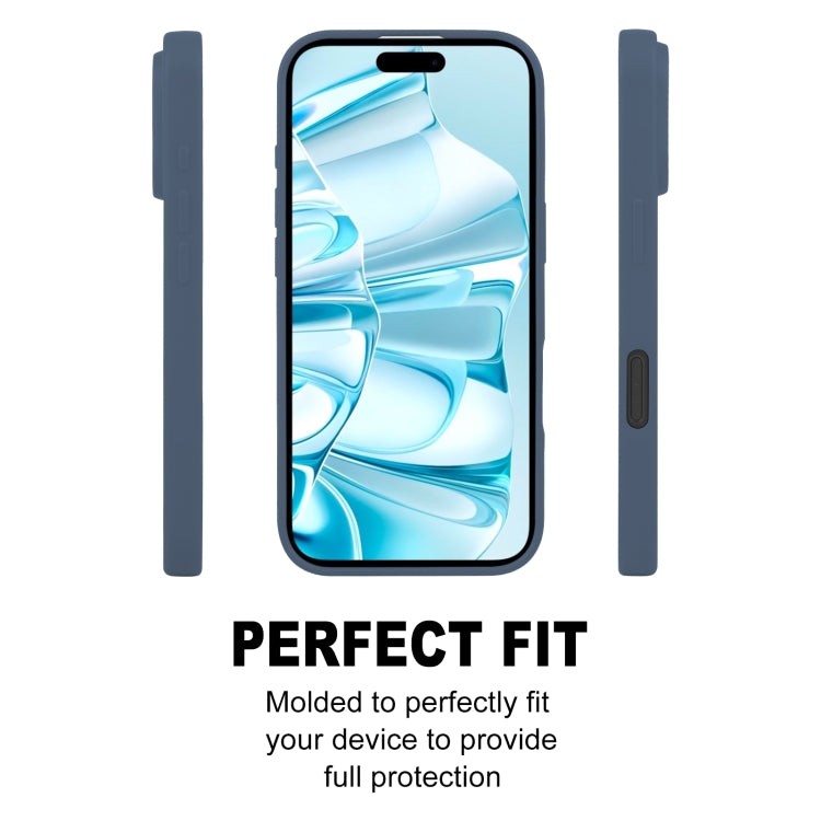 For iPhone 16 Plus GOOSPERY SOFT FEELING Liquid TPU Soft Phone Case(Dark Blue) - iPhone 16 Plus Cases by GOOSPERY | Online Shopping UK | buy2fix