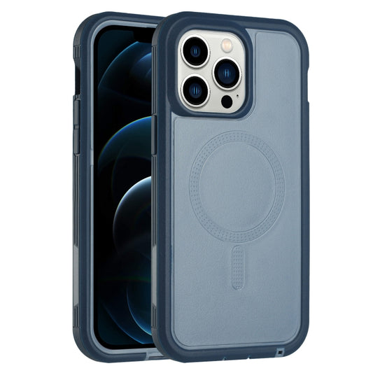 For iPhone 12 Pro Max Defender Series XT MagSafe Magnetic PC + TPU Shockproof Phone Case(Blue) - iPhone 12 Pro Max Cases by buy2fix | Online Shopping UK | buy2fix