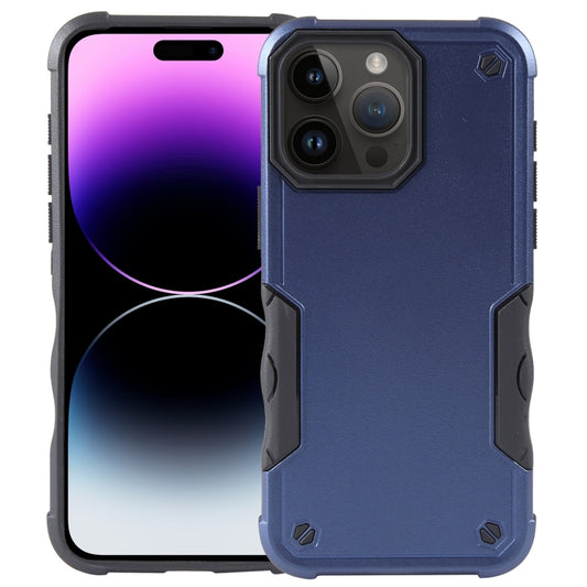 For iPhone 15 Pro Non-slip Shockproof Armor Phone Case(Blue) - iPhone 15 Pro Cases by buy2fix | Online Shopping UK | buy2fix