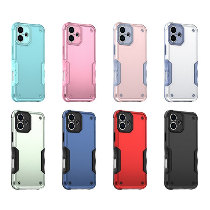 For iPhone 16 Non-slip Shockproof Armor Phone Case(Mint Green) - iPhone 16 Cases by buy2fix | Online Shopping UK | buy2fix